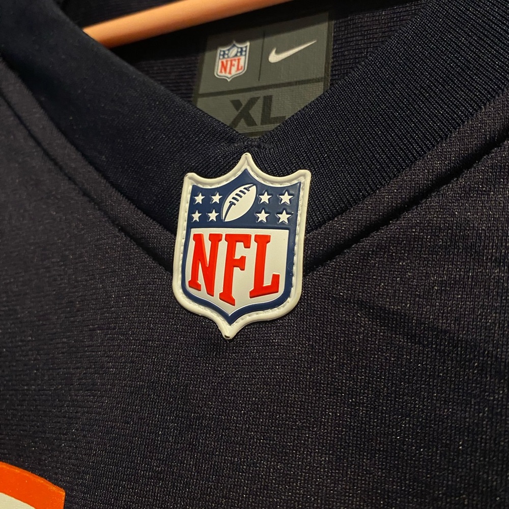 NFL Chicago Bears Mitchell Trubisky Nike Navy Player Game Jersey - Picture 3 of 5